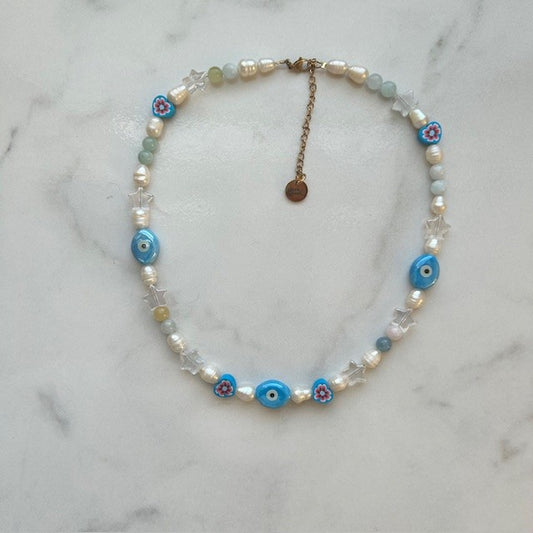 stardust • half beaded half pearl