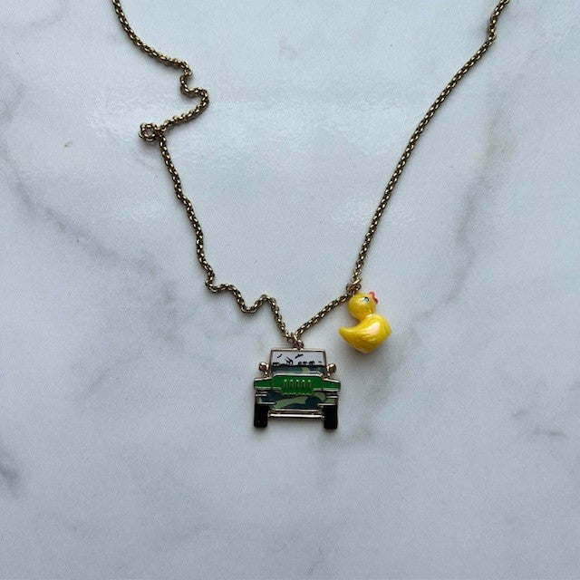 sage • gold plated stainless steel rolo chain
