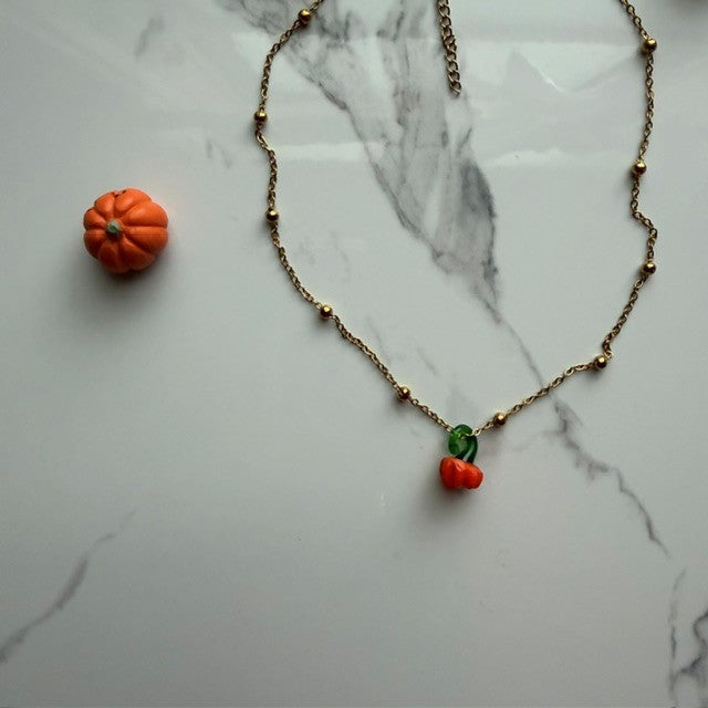 gourdbye • stainless steel satellite chain necklace