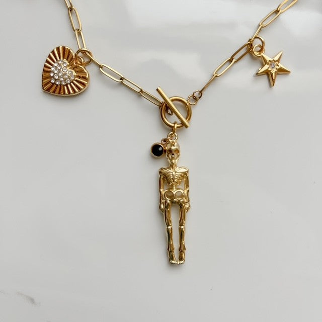 fall to pieces • charm necklace