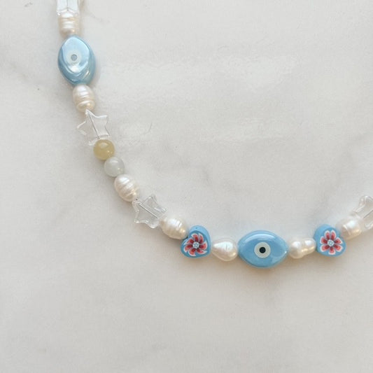 stardust • half beaded half pearl