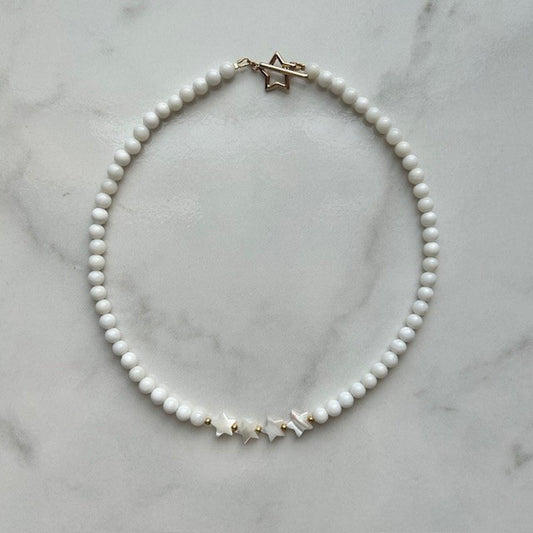 sloane • mother of pearl necklace