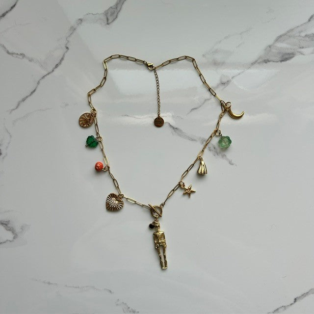 fall to pieces • charm necklace