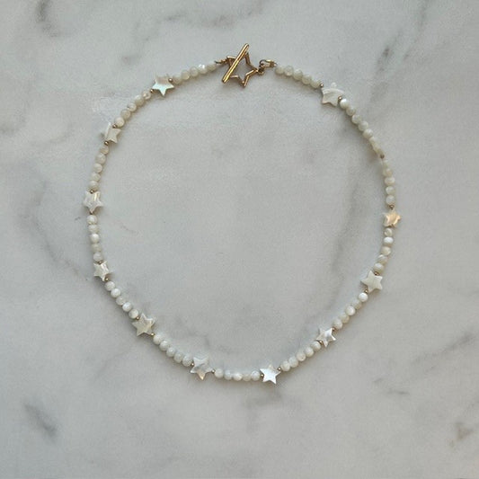 faye • mother of pearl necklace