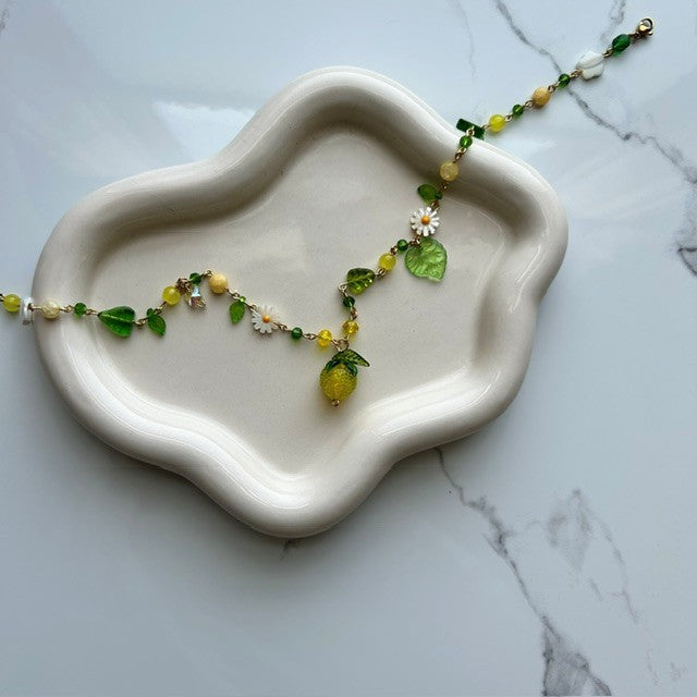 limoncello necklace • cottagecore fairycore jewelry