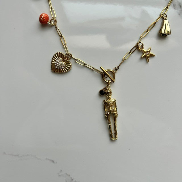 fall to pieces • charm necklace