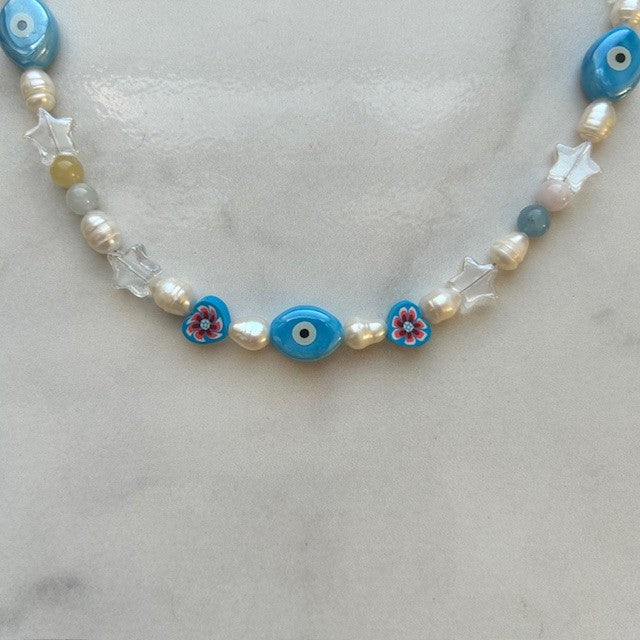 stardust • half beaded half pearl
