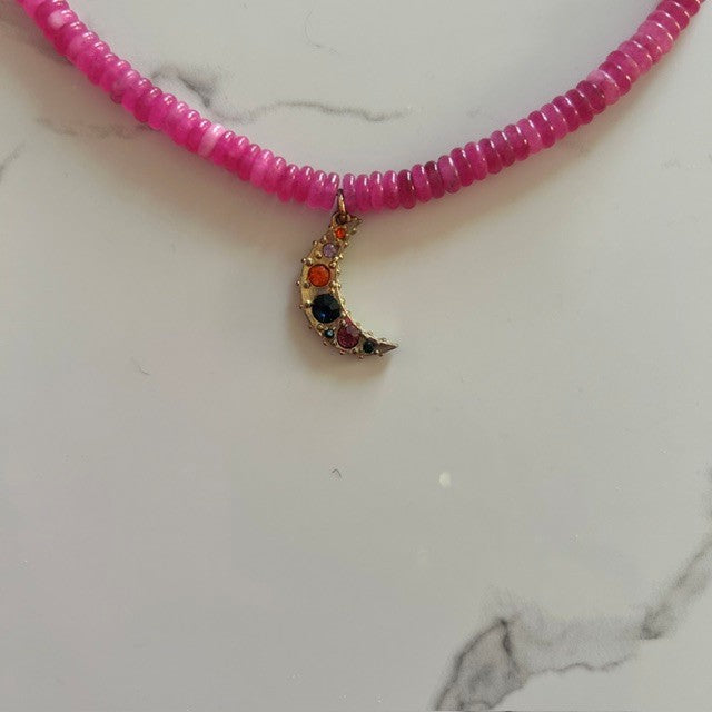 jada • pink beaded necklace
