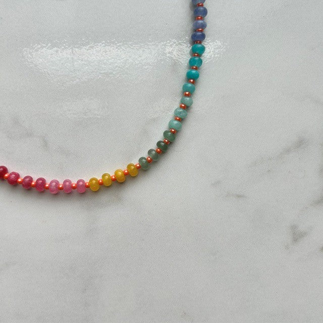 harry is my friend • half beaded half pearl necklace