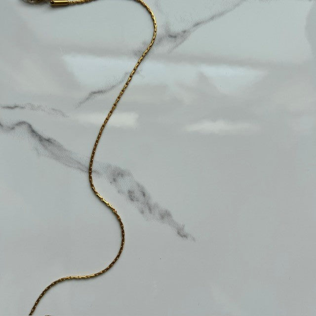 going batty • gold snake chain bat pendant necklace