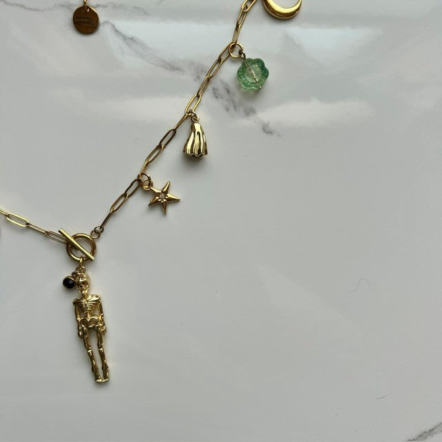 fall to pieces • charm necklace
