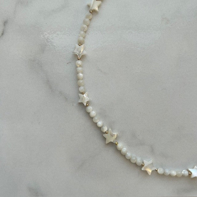 faye • mother of pearl necklace