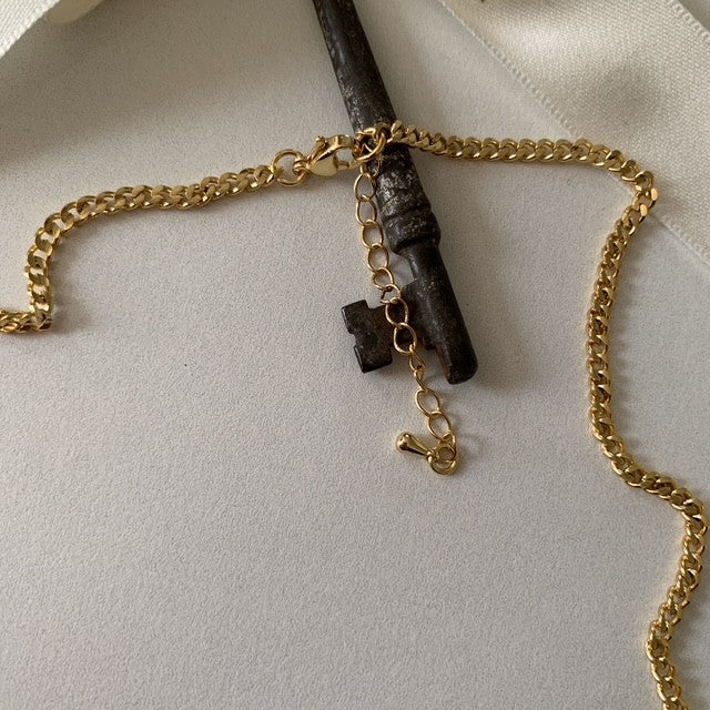 isabella • pearl heart gold filled necklace