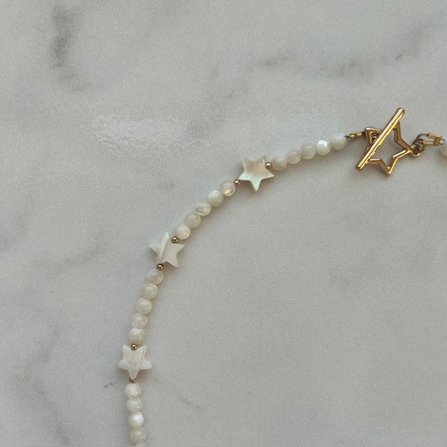faye • mother of pearl necklace