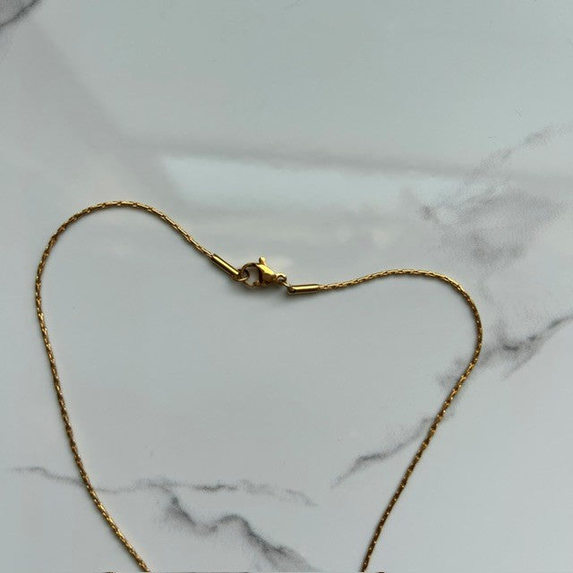 going batty • gold snake chain bat pendant necklace