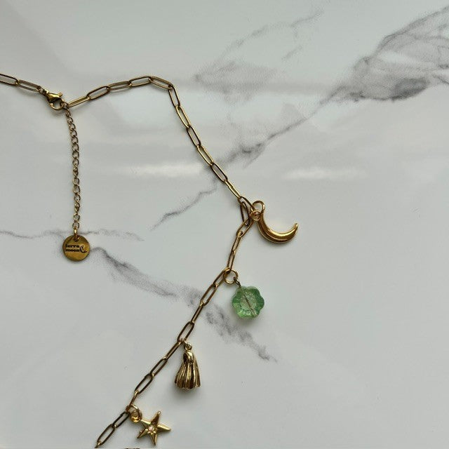fall to pieces • charm necklace