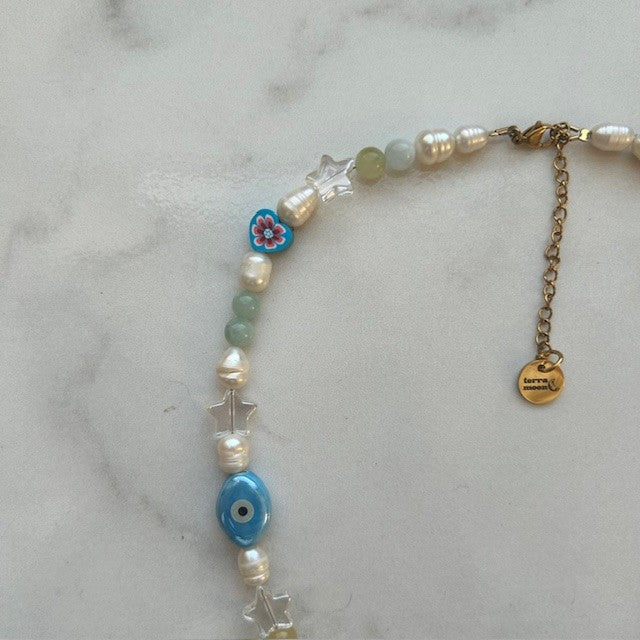 stardust • half beaded half pearl