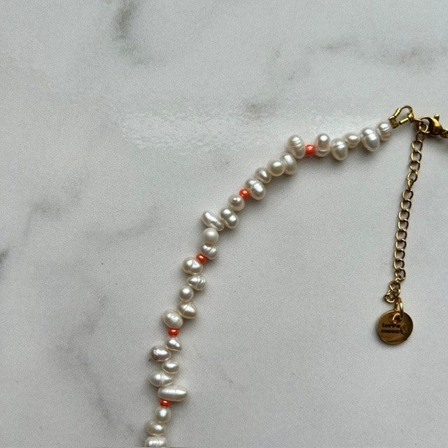 harry is my friend • half beaded half pearl necklace