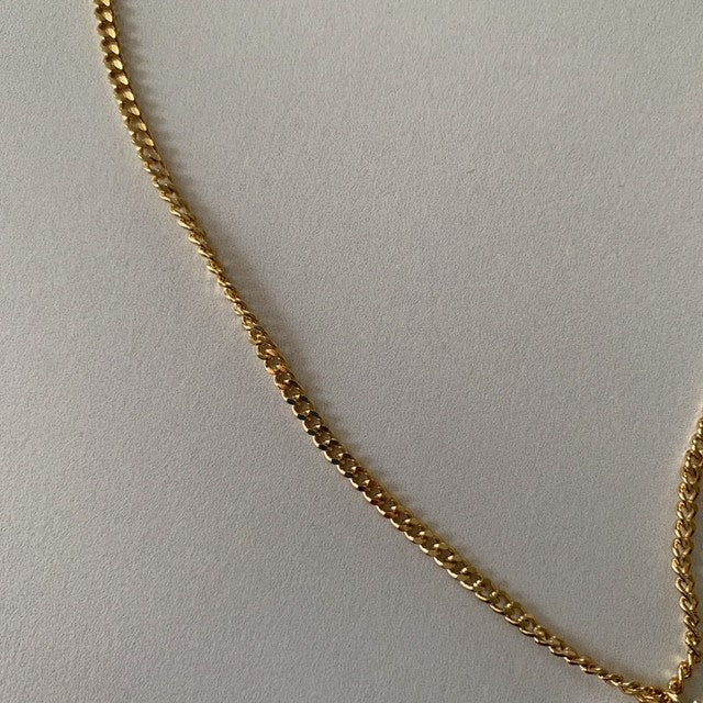 isabella • pearl heart gold filled necklace