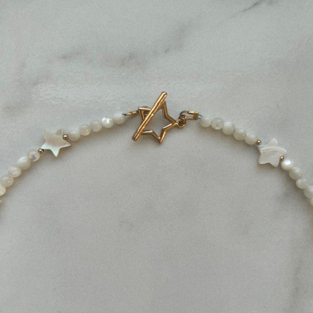 faye • mother of pearl necklace