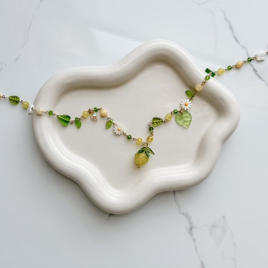 limoncello necklace • cottagecore fairycore jewelry