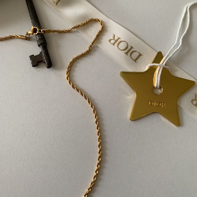 lady pearl in jail · rope link gold plated chain