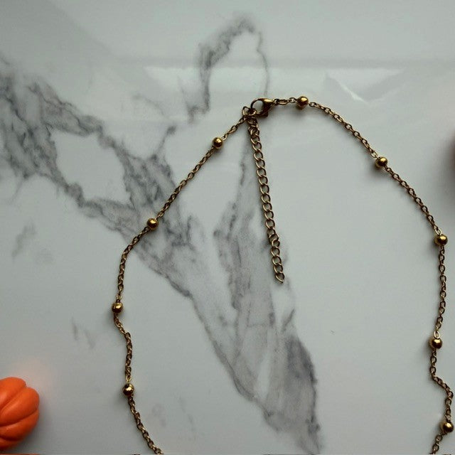 gourdbye • stainless steel satellite chain necklace