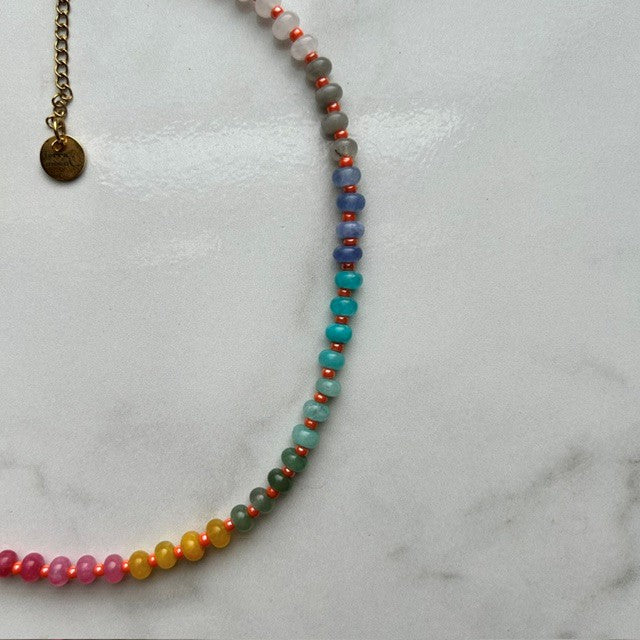 harry is my friend • half beaded half pearl necklace