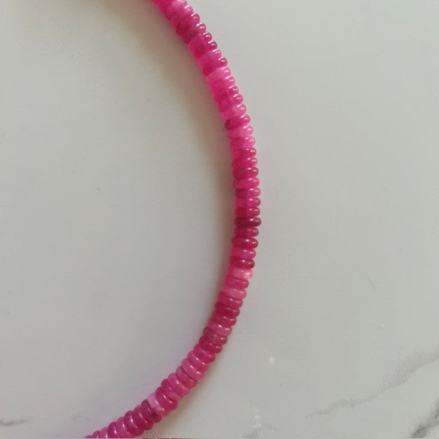 jada • pink beaded necklace
