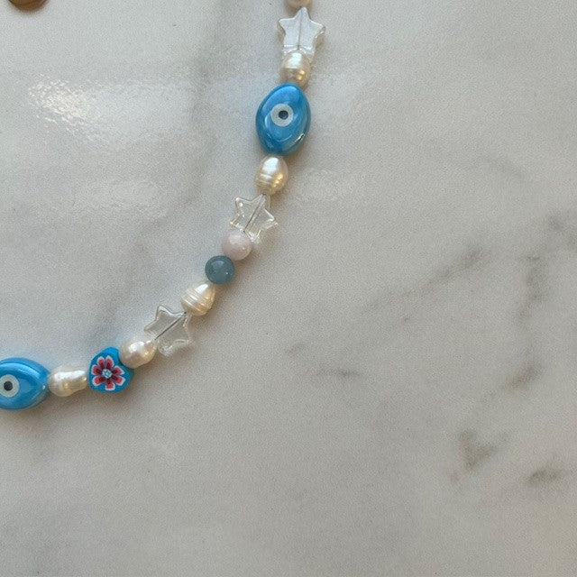stardust • half beaded half pearl