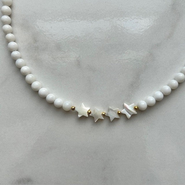 sloane • mother of pearl necklace