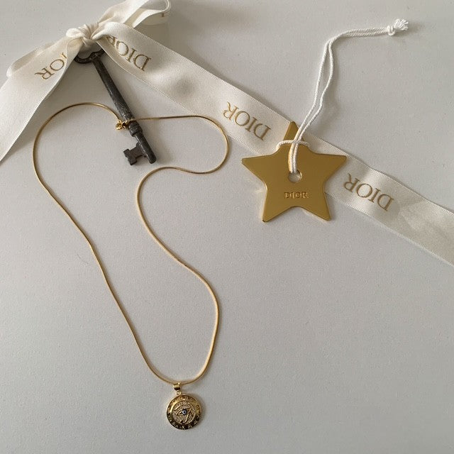 avery • eye of horus dainty gold plated necklace