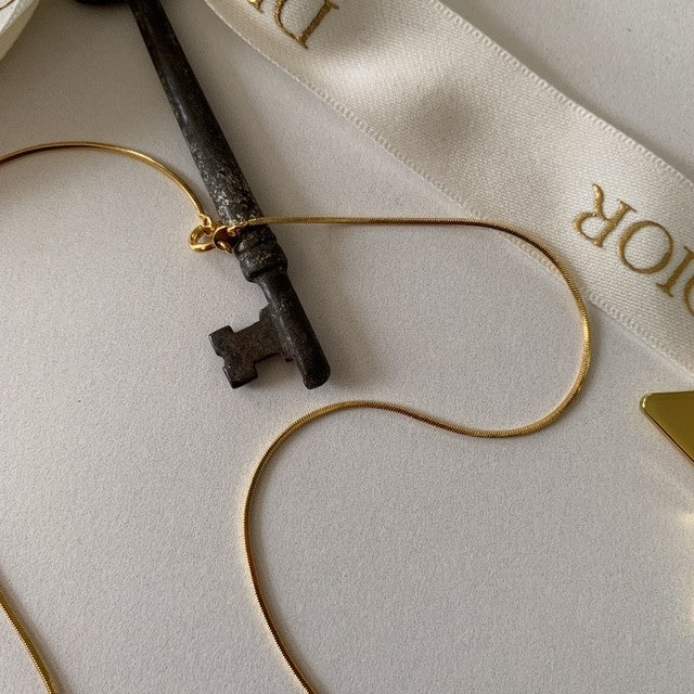 avery • eye of horus dainty gold plated necklace