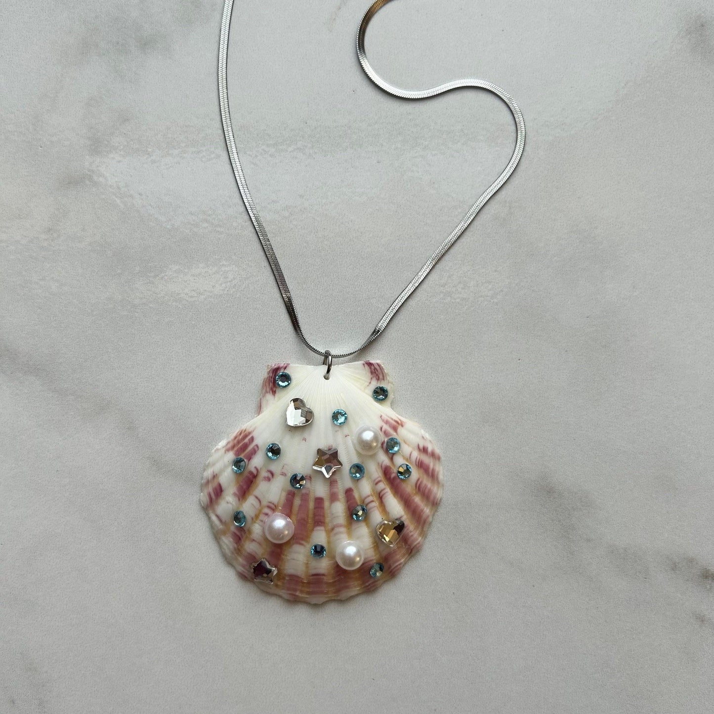 shelly baby ii • 18" stainless steel necklace
