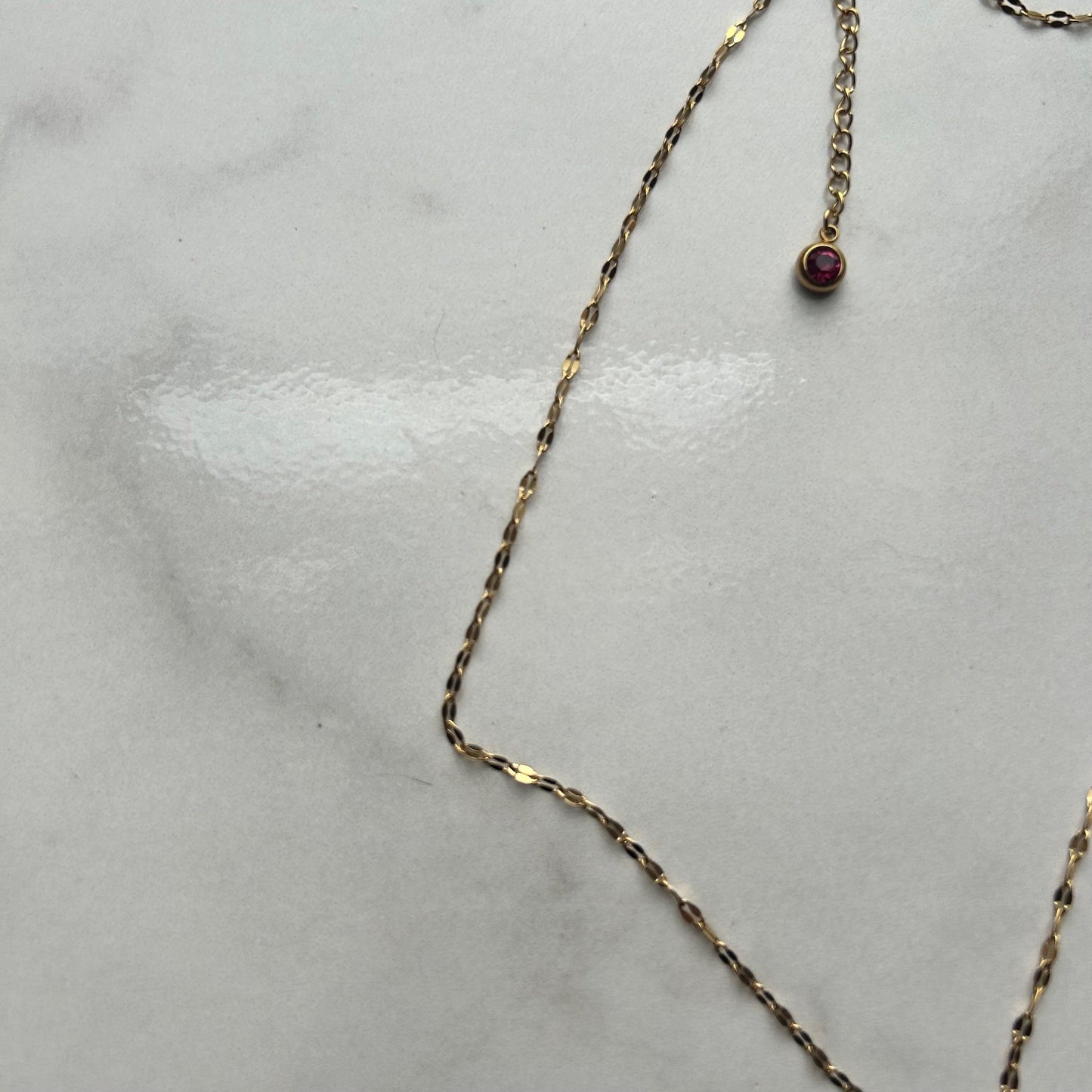 shell yeah • 18" stainless steel necklace