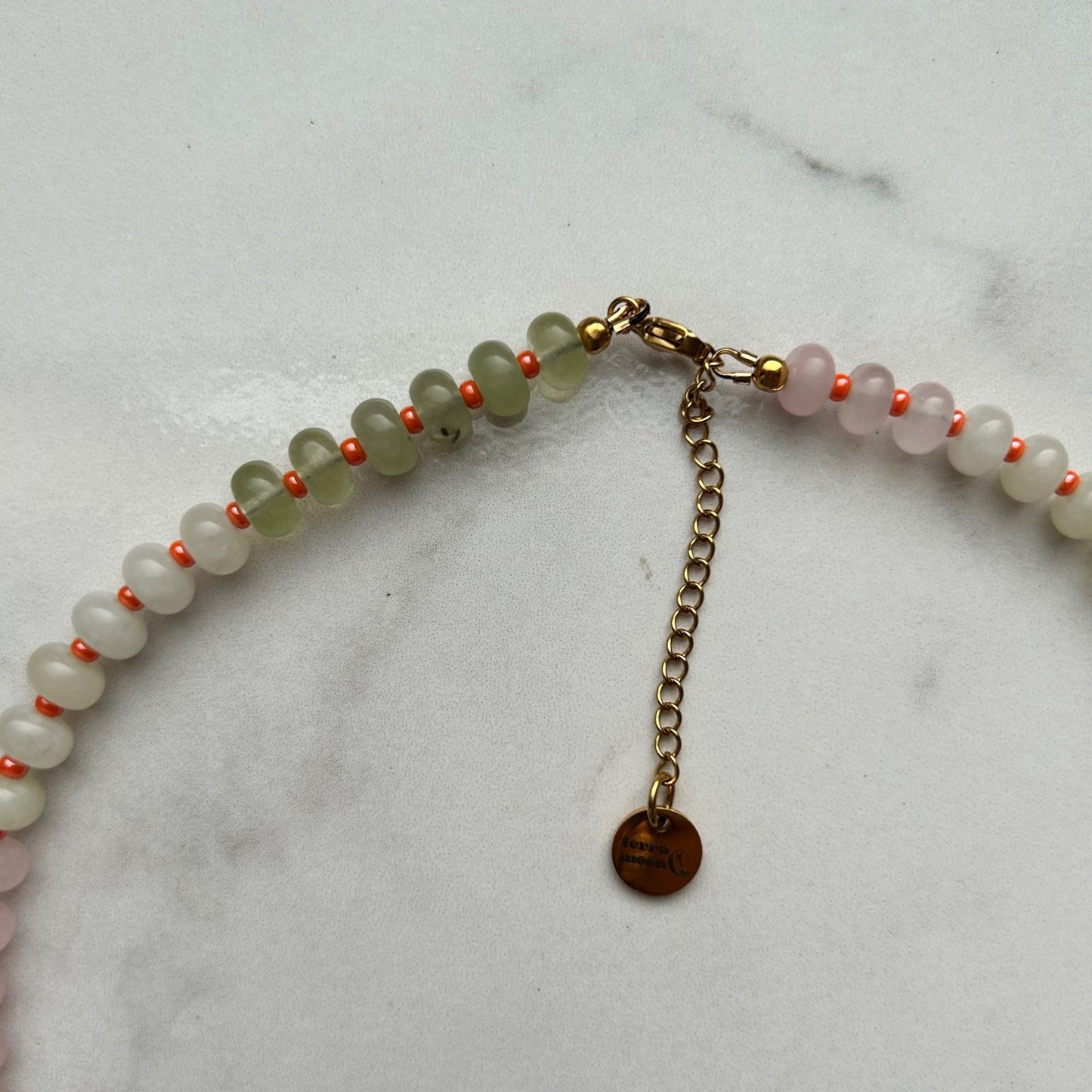 sunset • beaded necklace