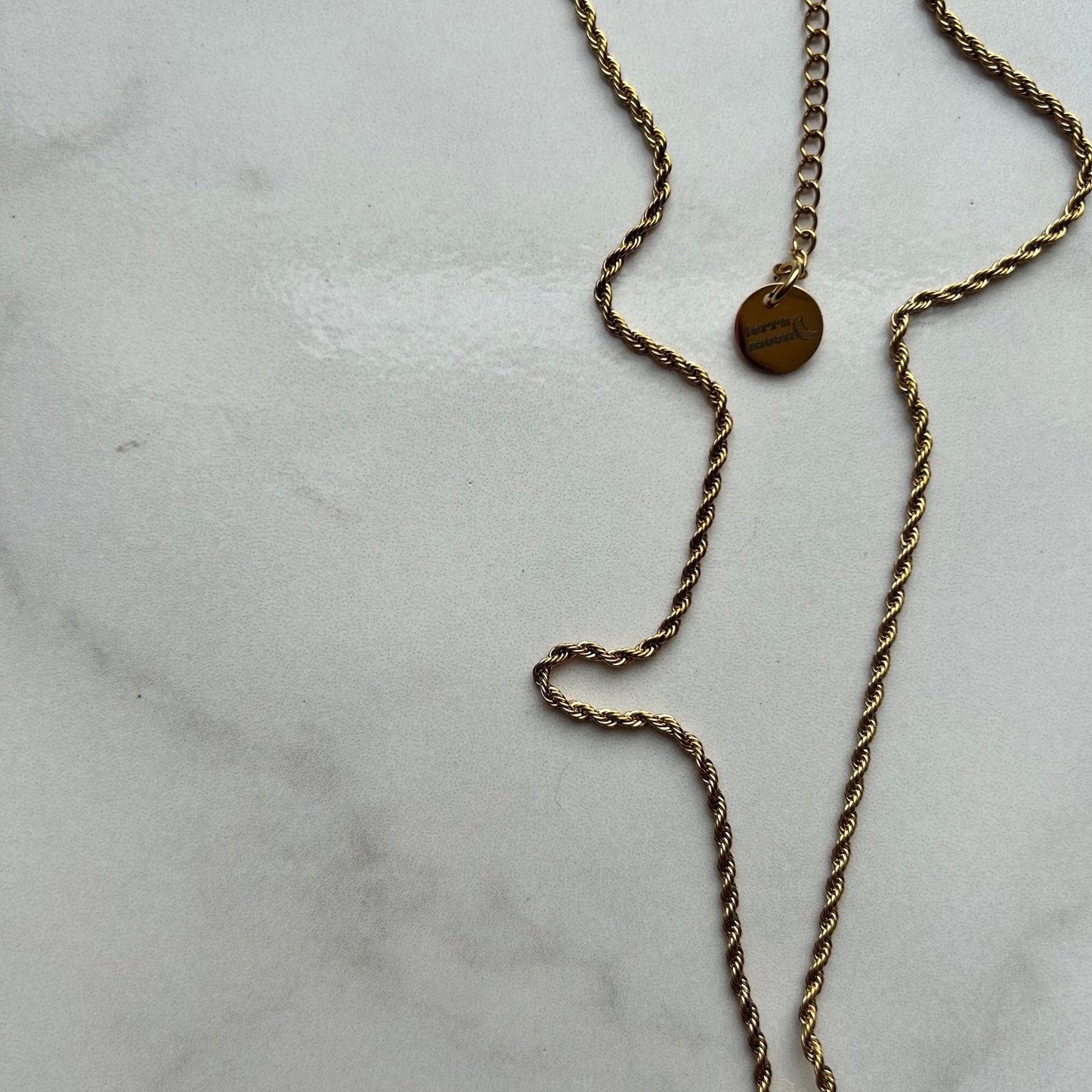 eights • octopus rope stainless necklace
