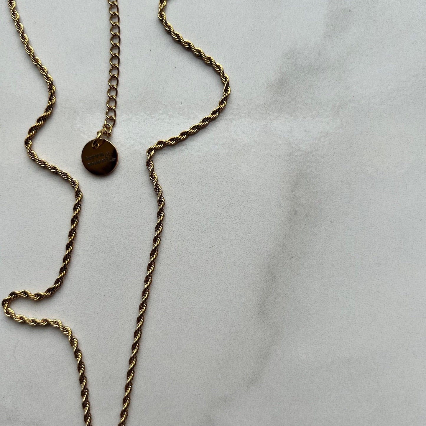 eights • octopus rope stainless necklace